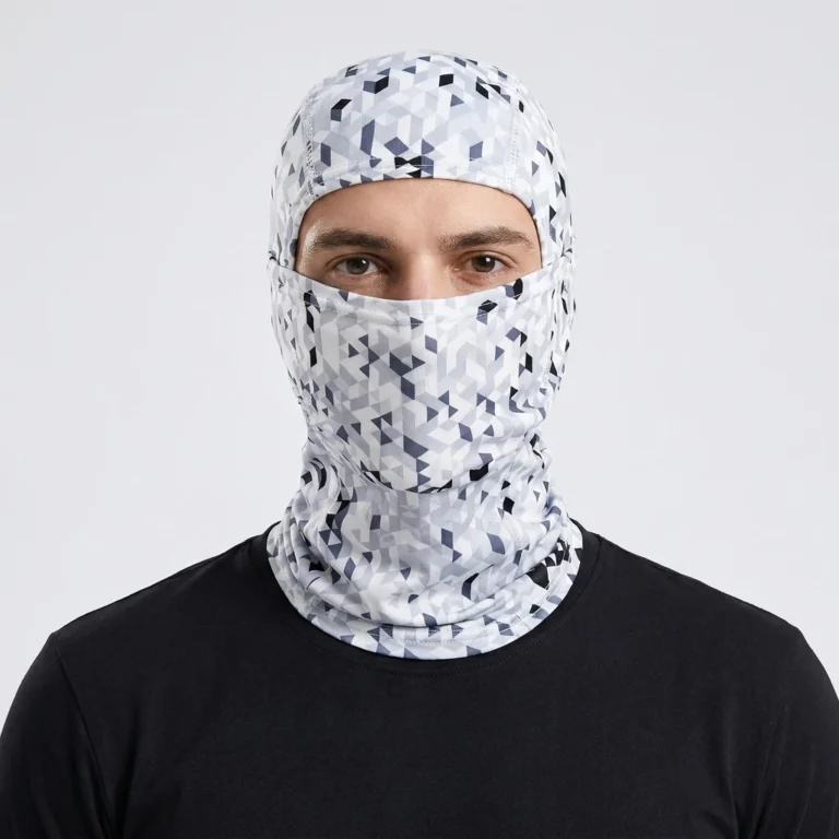 Balaclava Geometrica Blanco Humo