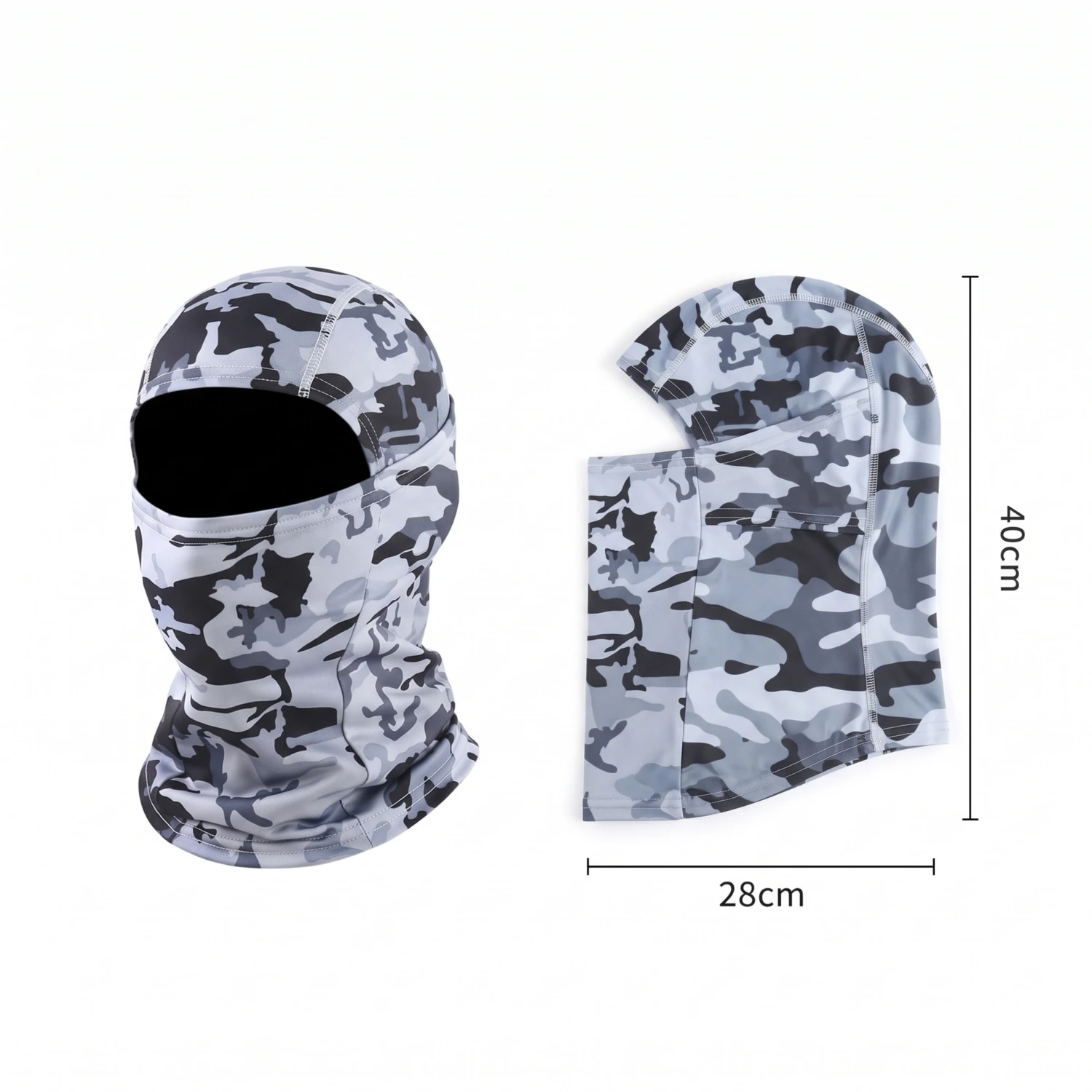 Balaclava Pasamontañas Táctico Camuflado Acero Balaclava Pasamontañas Táctico Camuflado Acero