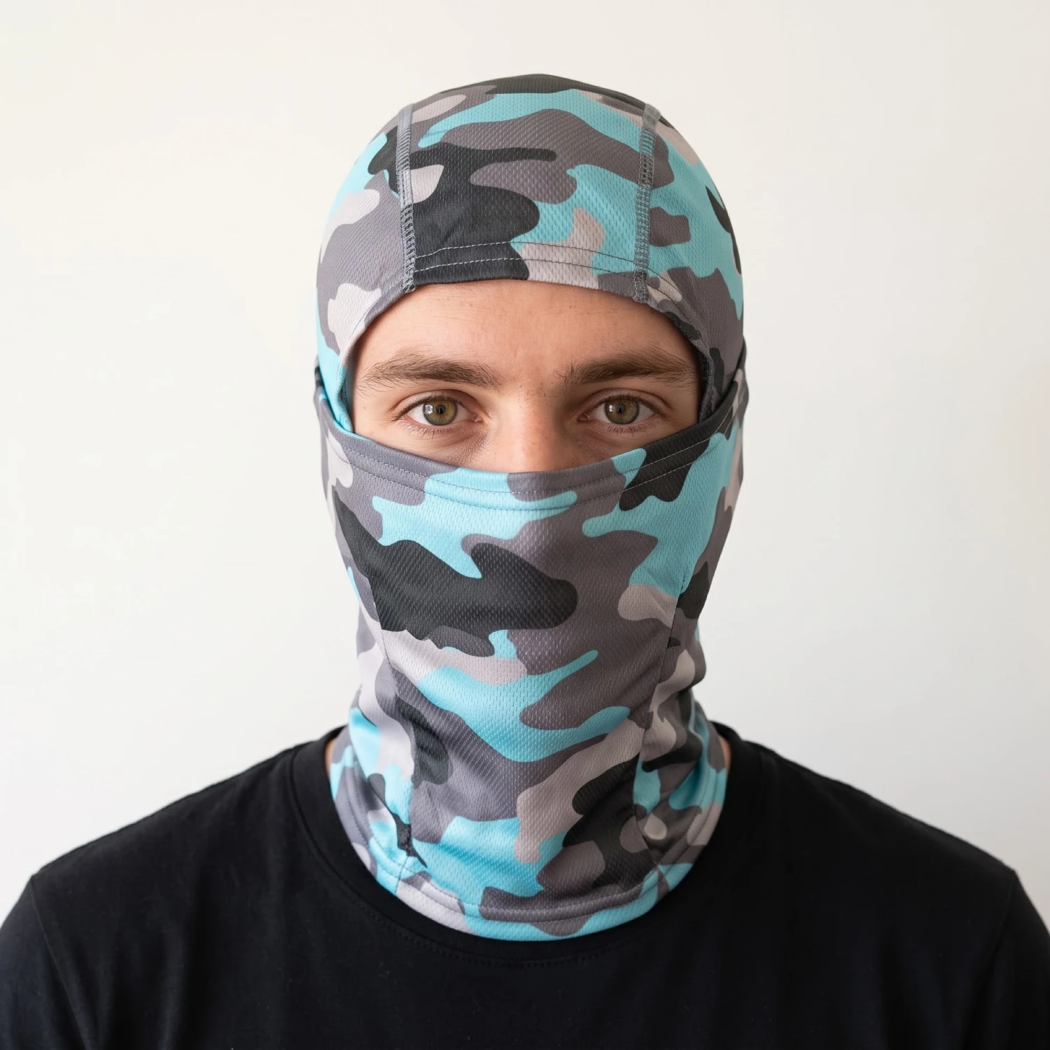 Balaclava Pasamontañas Táctico Camuflado Aguamarina Balaclava Pasamontañas Táctico Camuflado Aguamarina