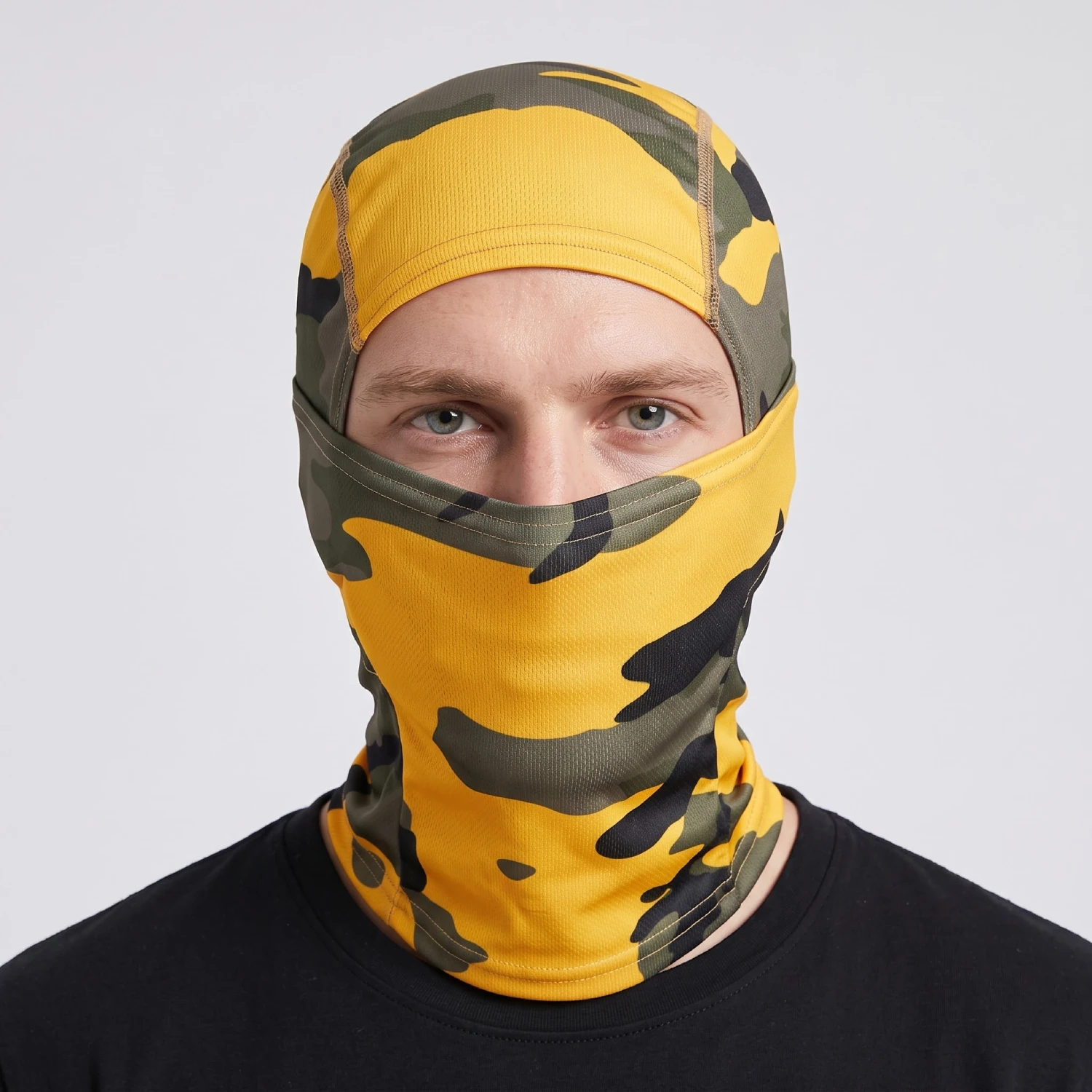 Balaclava Pasamontañas Táctico Camuflado Amarillo Balaclava Pasamontañas Táctico Camuflado Amarillo