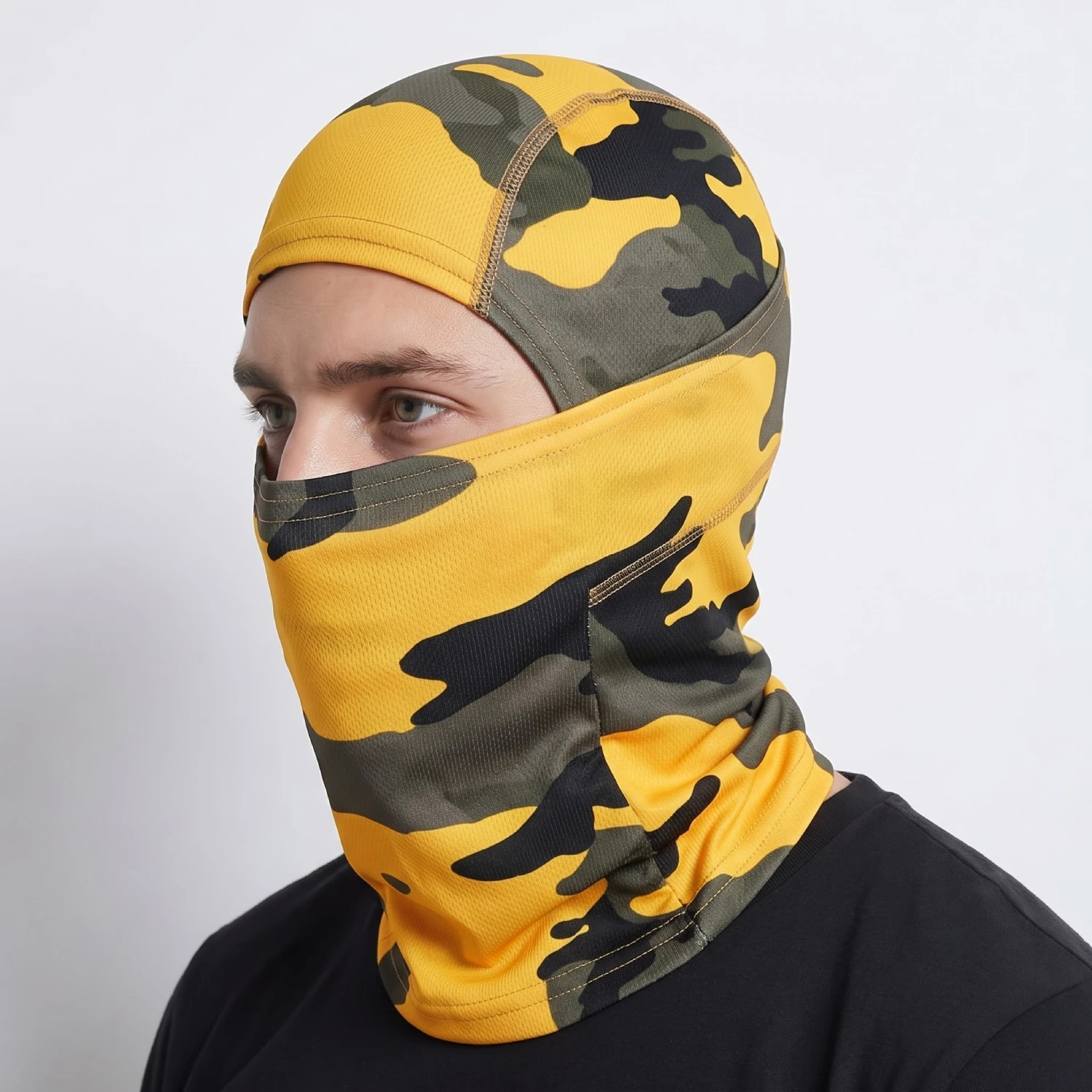 Balaclava Pasamontañas Táctico Camuflado Amarillo Balaclava Pasamontañas Táctico Camuflado Amarillo