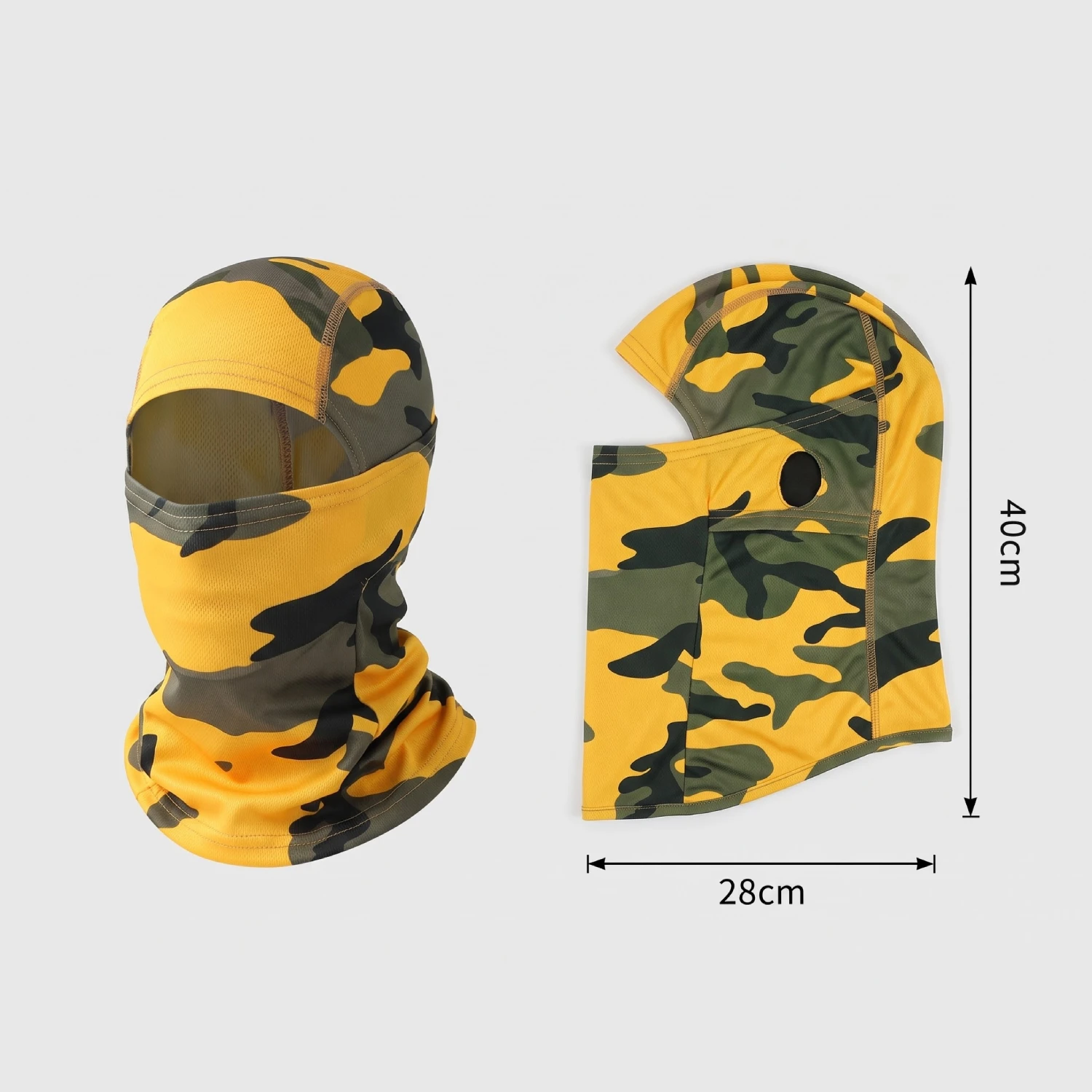 Balaclava Pasamontañas Táctico Camuflado Amarillo Balaclava Pasamontañas Táctico Camuflado Amarillo