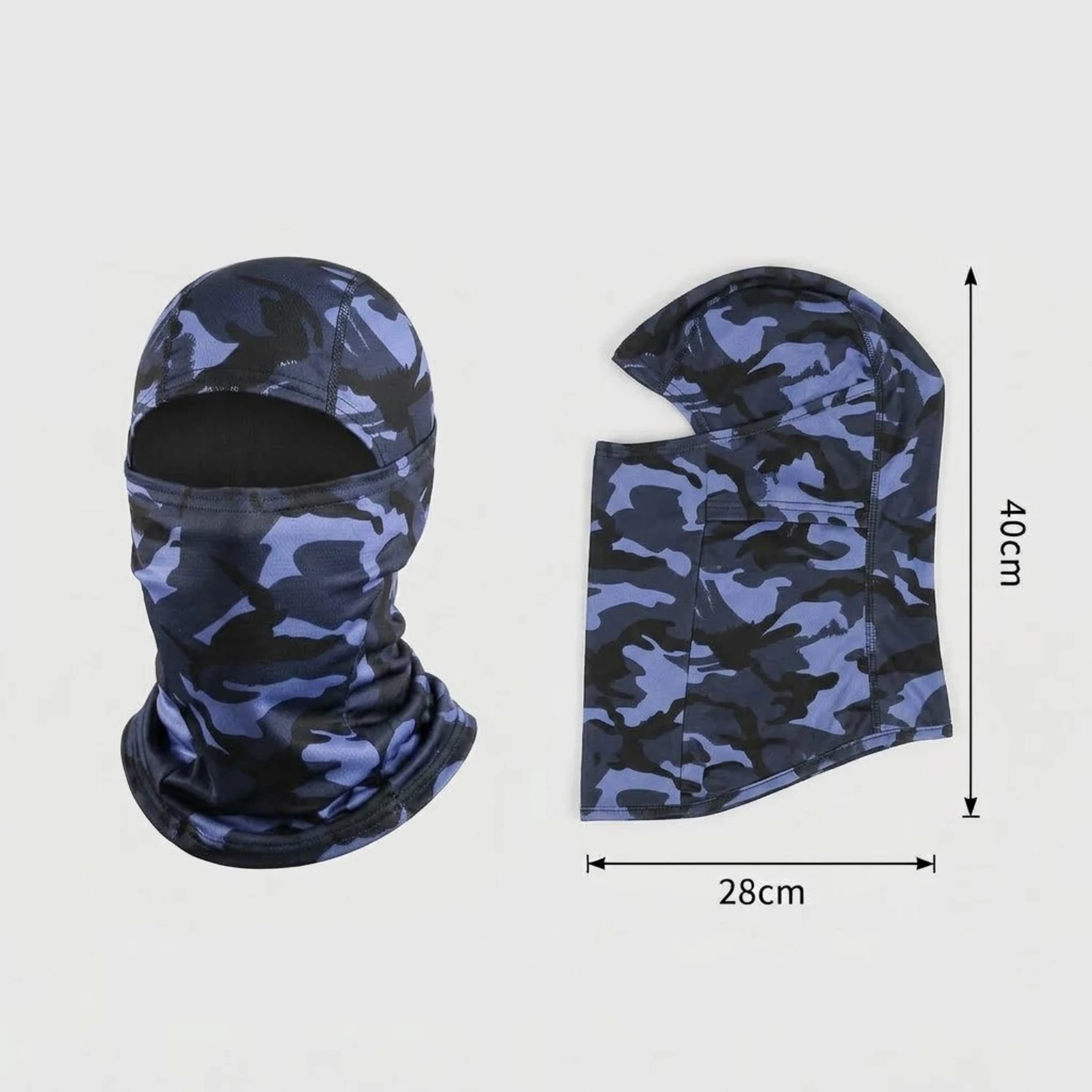 Balaclava Pasamontañas Táctico Camuflado Azul Balaclava Pasamontañas Táctico Camuflado Azul