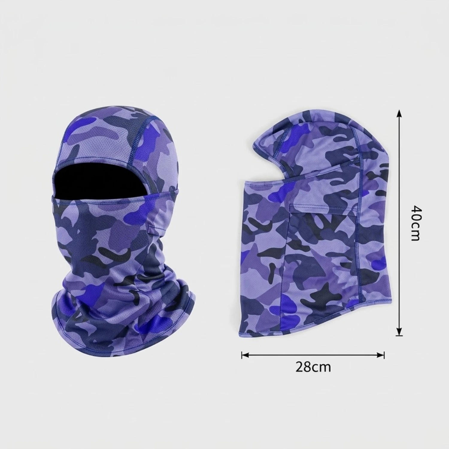 Balaclava Pasamontañas Táctico Camuflado Lila Balaclava Pasamontañas Táctico Camuflado Lila