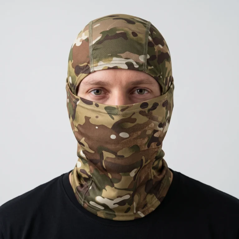 Balaclava Pasamontañas Táctico Camuflado Marrón