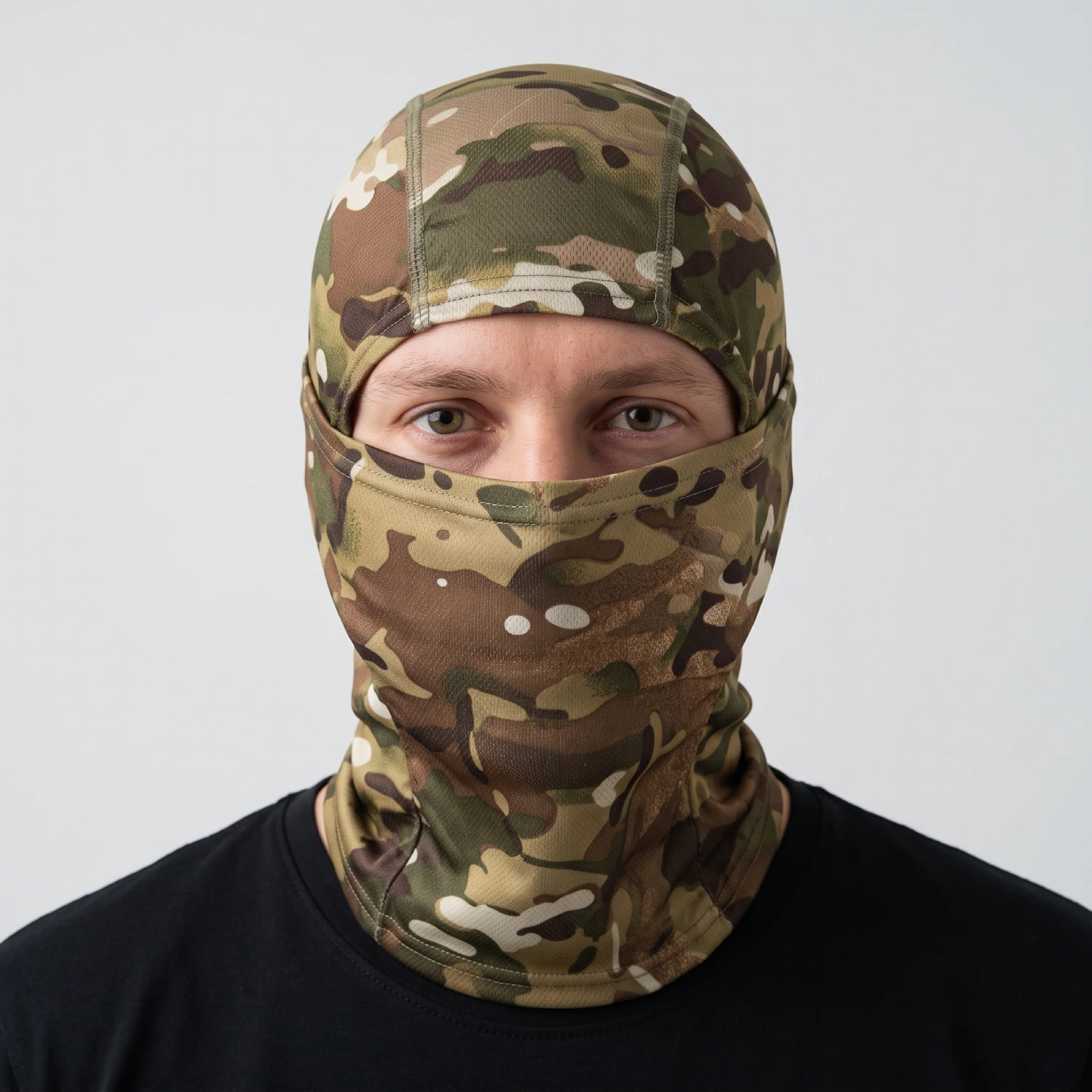 Balaclava Pasamontañas Táctico Camuflado Marrón Balaclava Pasamontañas Táctico Camuflado Marrón