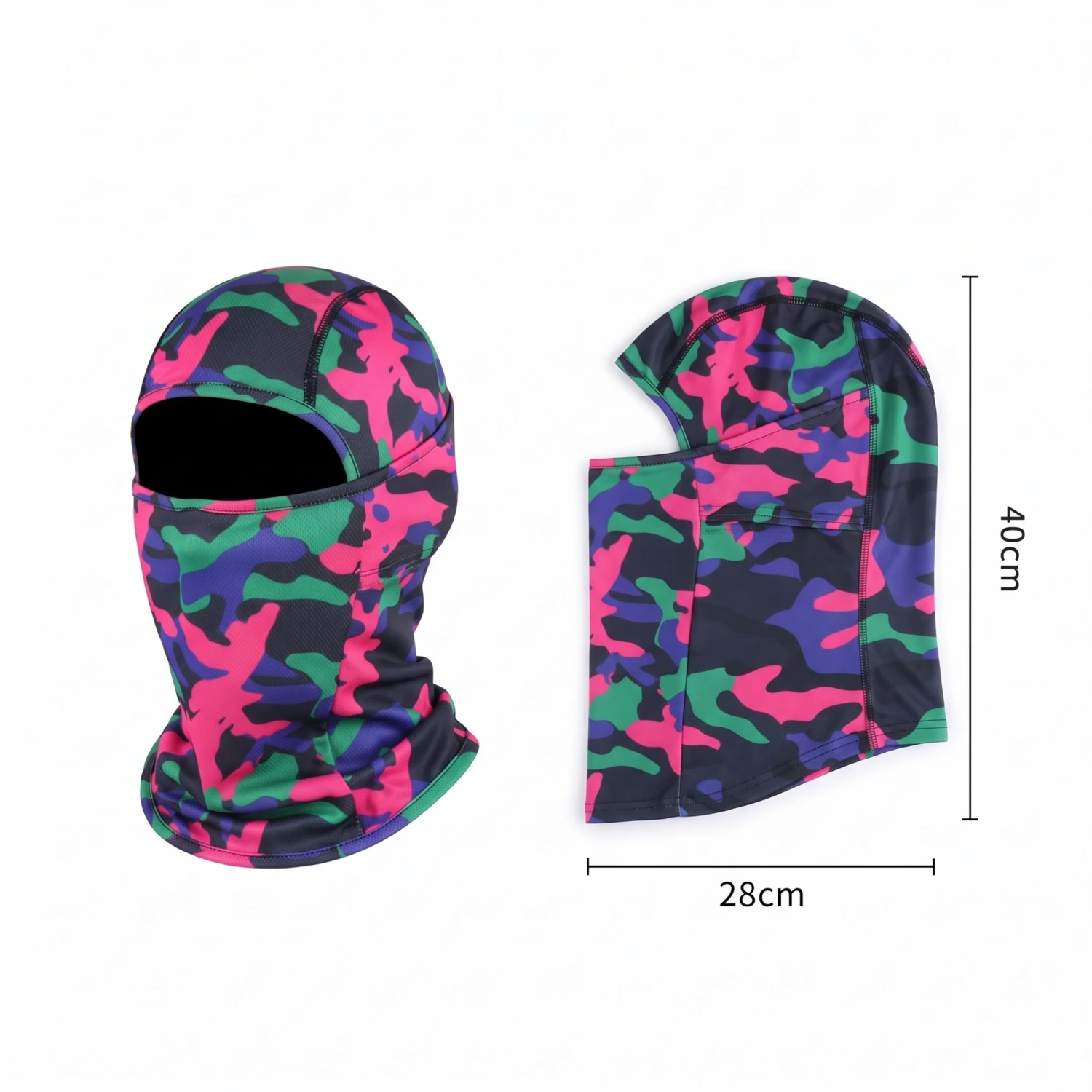 Balaclava Pasamontañas Táctico Camuflado Multicolor Urbano Balaclava Pasamontañas Táctico Camuflado Multicolor Urbano