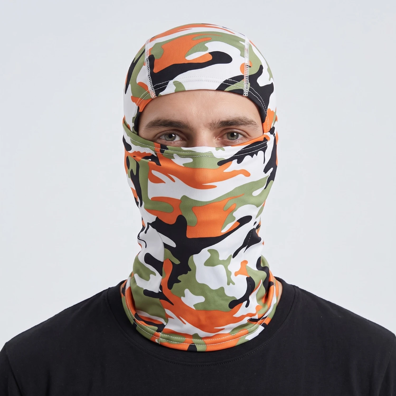 Balaclava Pasamontañas Táctico Camuflado Naranja Balaclava Pasamontañas Táctico Camuflado Naranja