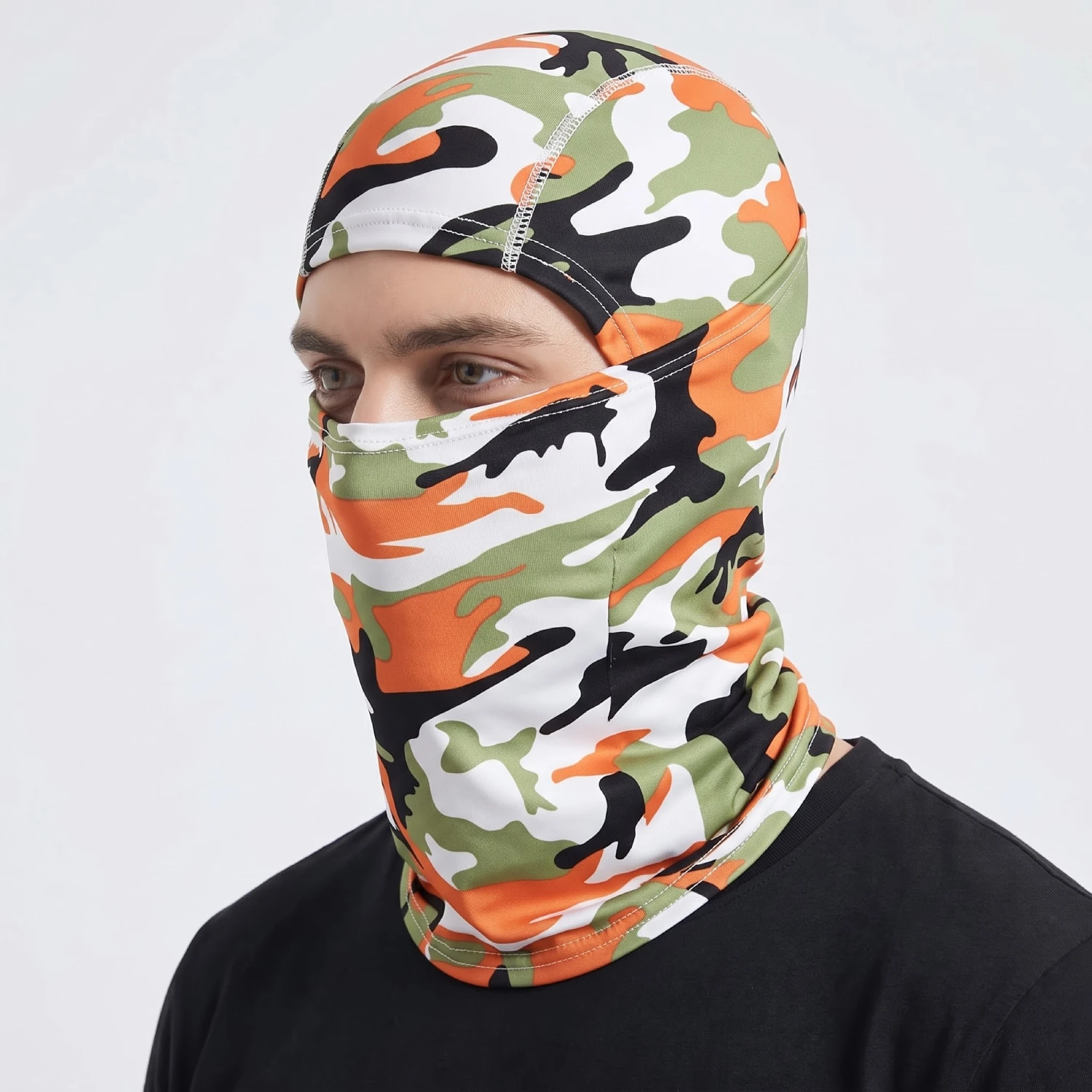 Balaclava Pasamontañas Táctico Camuflado Naranja Balaclava Pasamontañas Táctico Camuflado Naranja