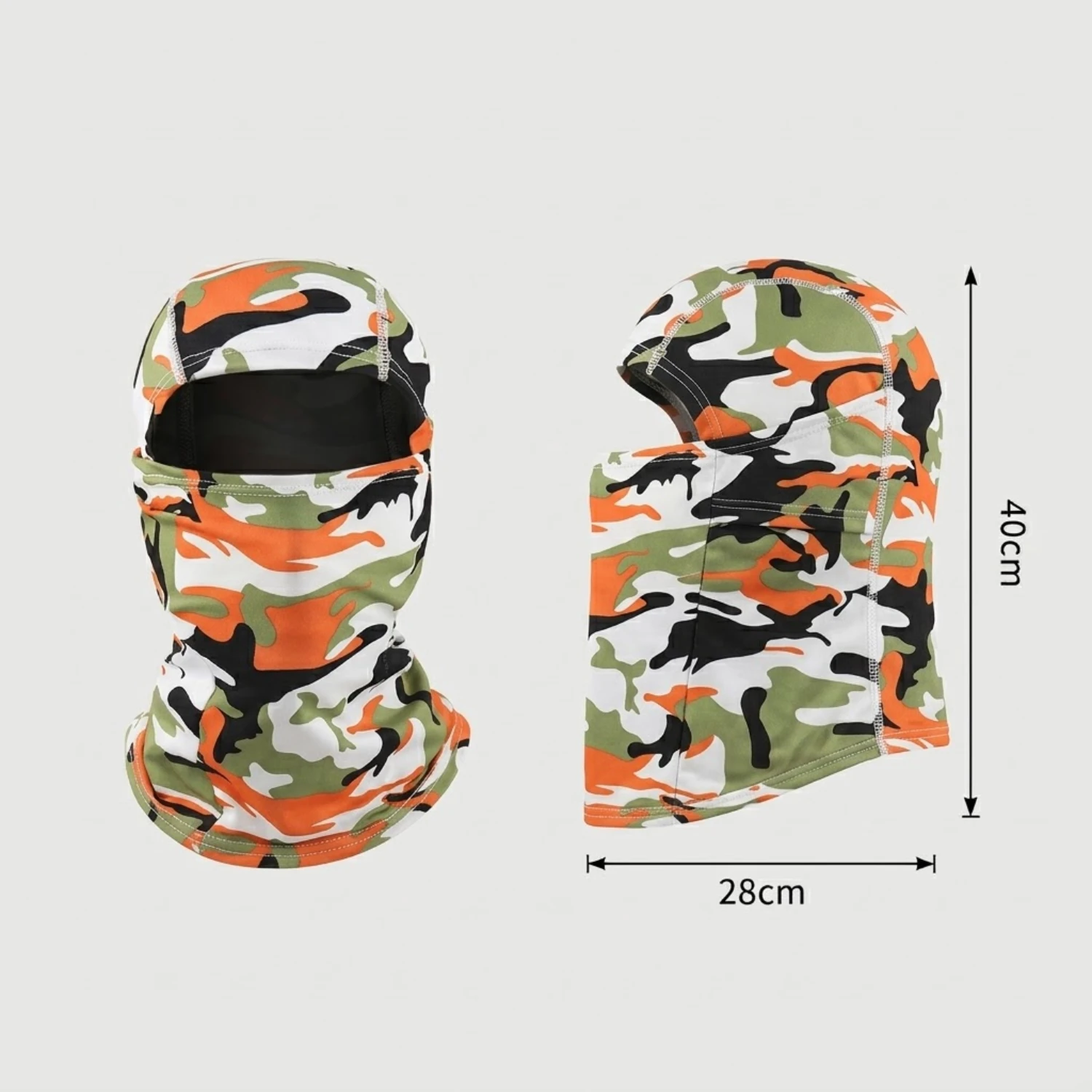 Balaclava Pasamontañas Táctico Camuflado Naranja Balaclava Pasamontañas Táctico Camuflado Naranja