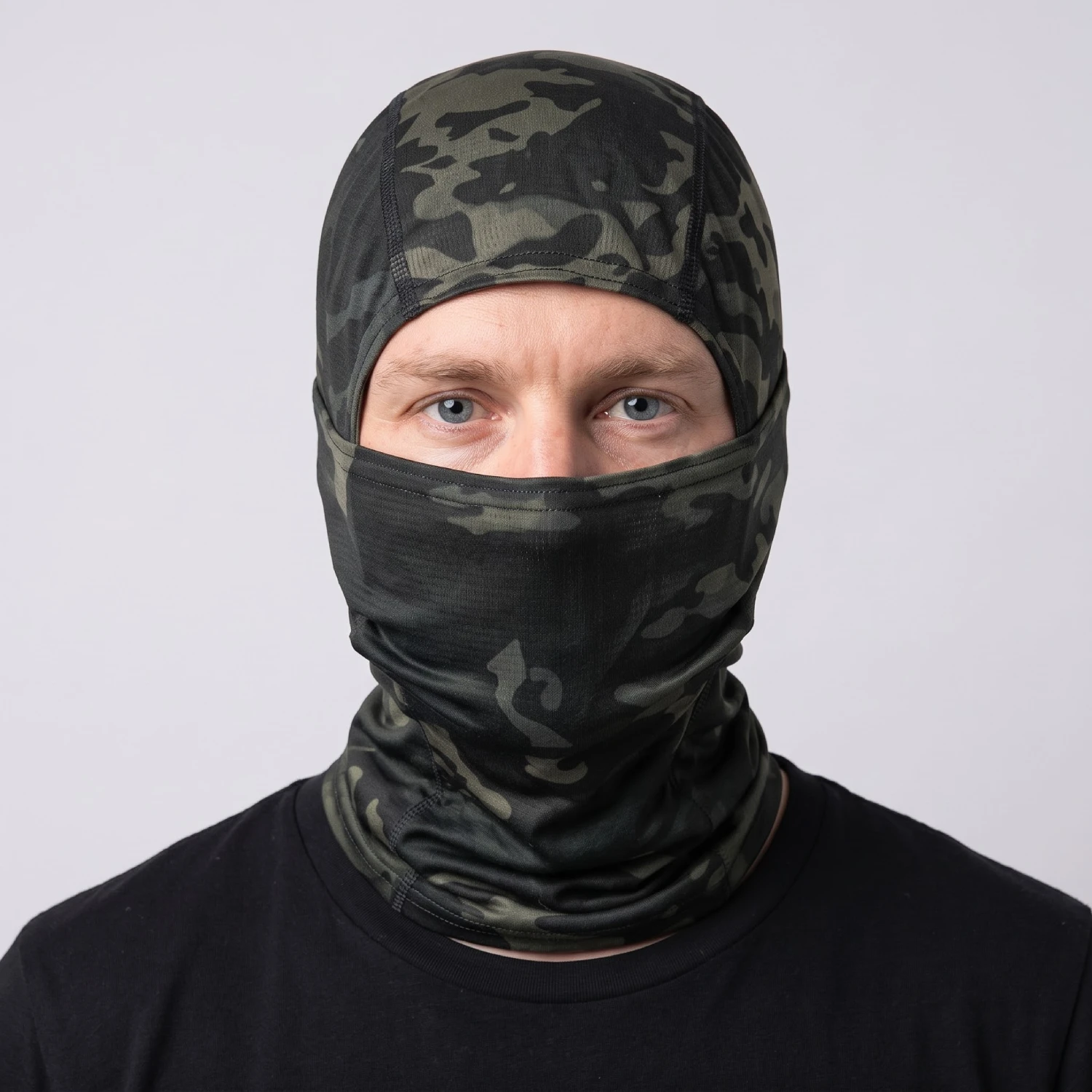 Balaclava Pasamontañas Táctico Camuflado Negro Balaclava Pasamontañas Táctico Camuflado Negro