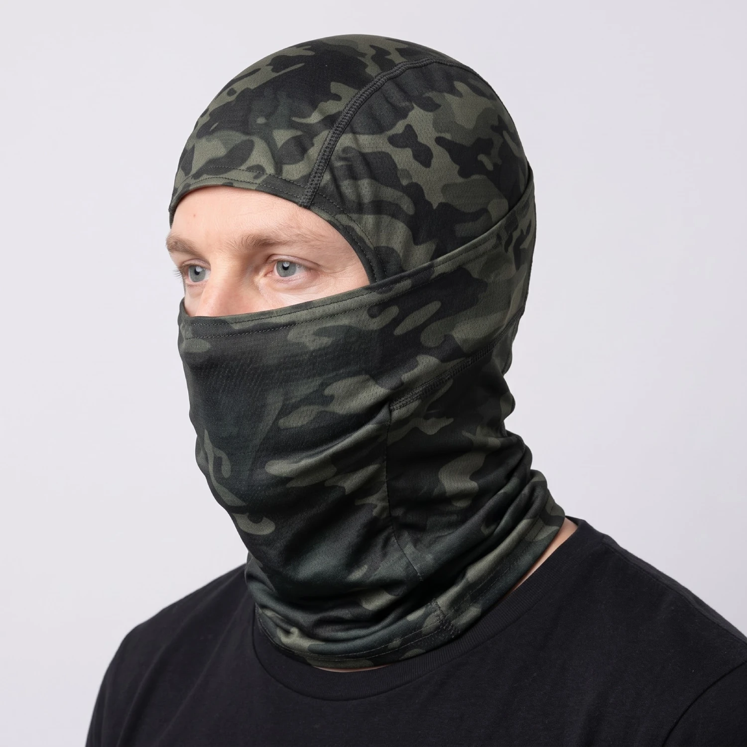 Balaclava Pasamontañas Táctico Camuflado Negro Balaclava Pasamontañas Táctico Camuflado Negro