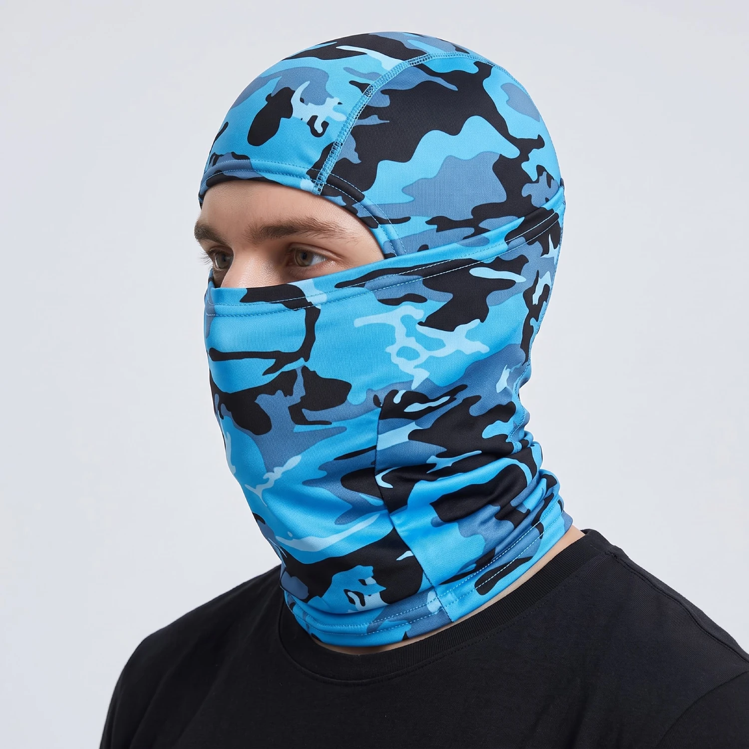 Balaclava Pasamontañas Táctico Camuflado Turquesa Balaclava Pasamontañas Táctico Camuflado Turquesa