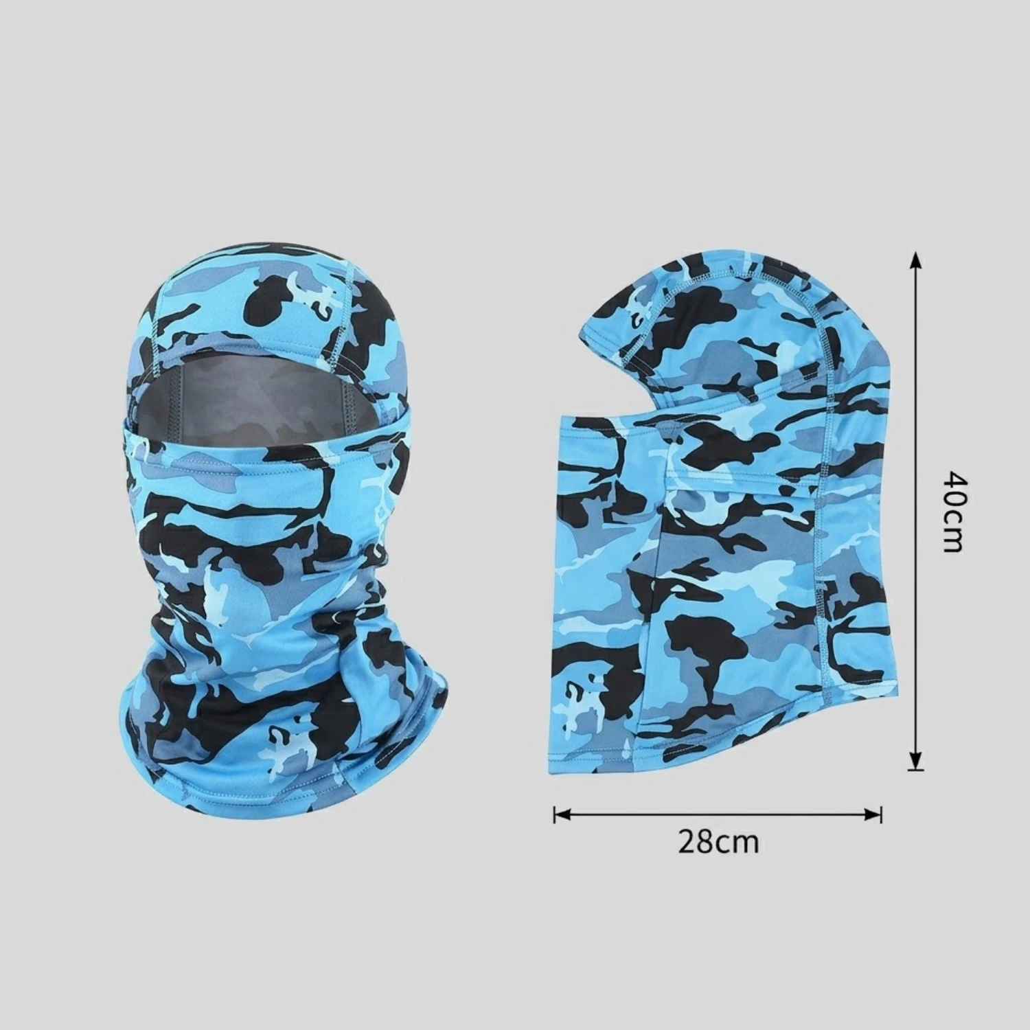 Balaclava Pasamontañas Táctico Camuflado Turquesa Balaclava Pasamontañas Táctico Camuflado Turquesa